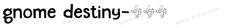 gnome destiny字体转换
